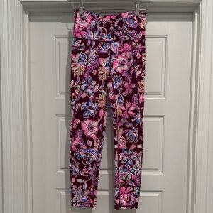 Lilly Pulitzer Floral Leggings - Pink and Purple
